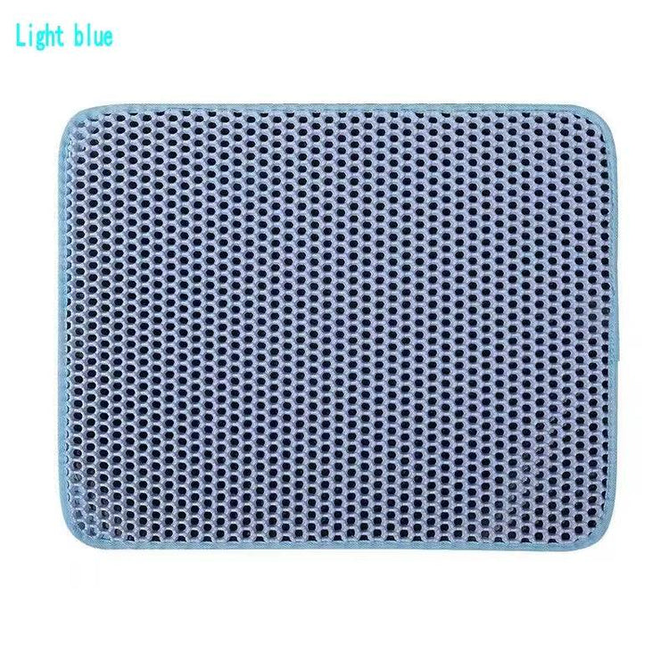 Double Layer Cat Litter Mat - Waterproof Non-Slip Trapping Mat | Washable Sand Catcher Pad for Litter Box - The Max & Rex Collection