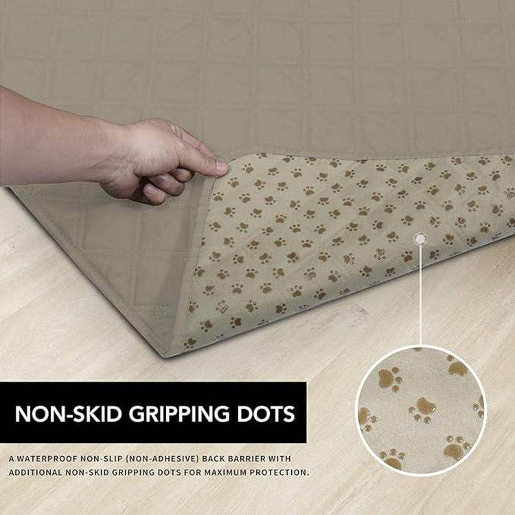 100% Waterproof Dog Bed Cover - Non-Slip Pet Furniture Protector | Machine Washable Couch & Sofa Cover with Anti-Slip Backing - The Max & Rex Collection