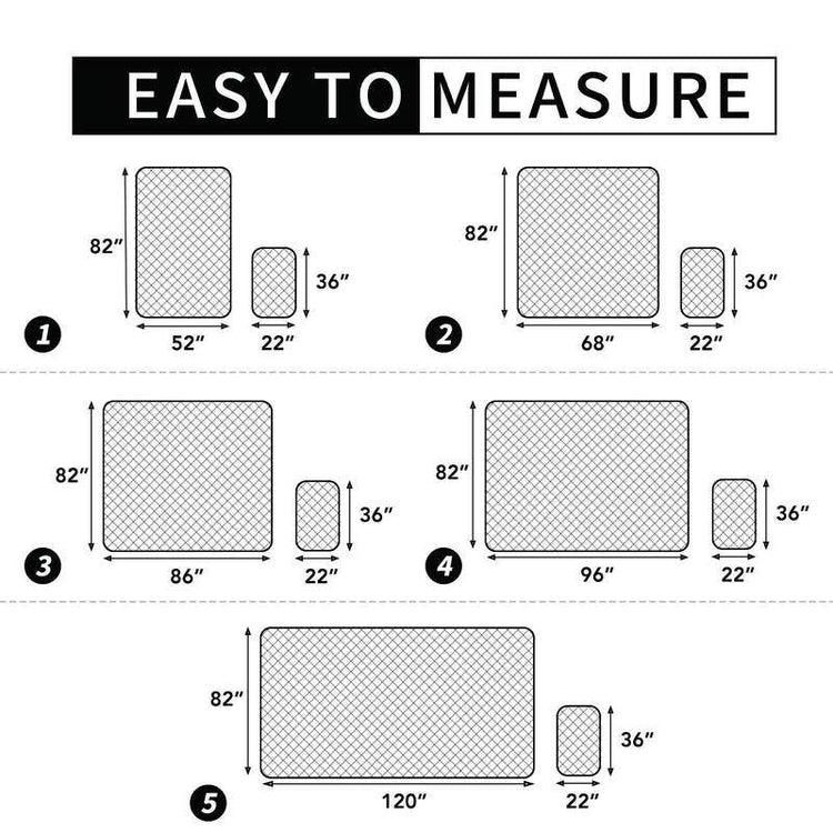 100% Waterproof Dog Bed Cover - Anti-Slip Pet Furniture Protector | Machine Washable Couch & Sofa Cover with Non-Slip Backing - The Max & Rex Collection