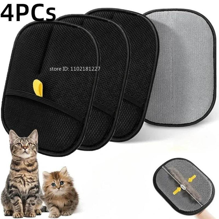 Dog & Cat Hair Removal Gloves – Reusable Grooming Set for Sofa, Carpet, and Furniture Cleaning - The Max & Rex Collection