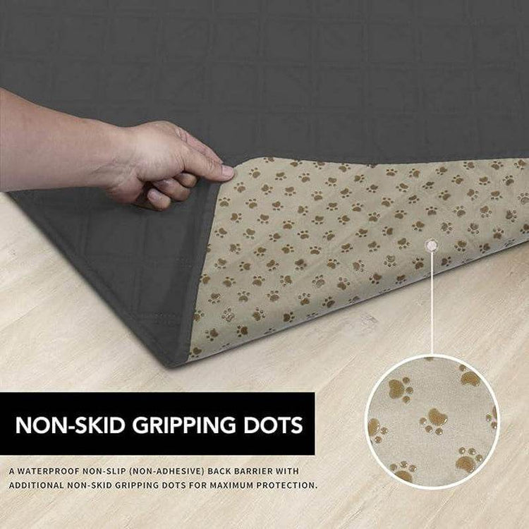 100% Waterproof Dog Bed Cover - Non-Slip Pet Furniture Protector | Machine Washable Couch & Sofa Cover with Anti-Slip Backing - The Max & Rex Collection