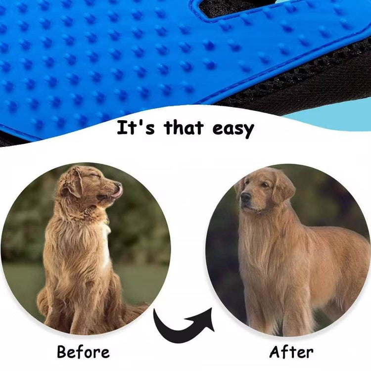 NONOR Rubber Pet Bath Brush Protection Silicone Cat Comb Glove Massage Grooming Dogs Cats Supplies - The Max & Rex Collection