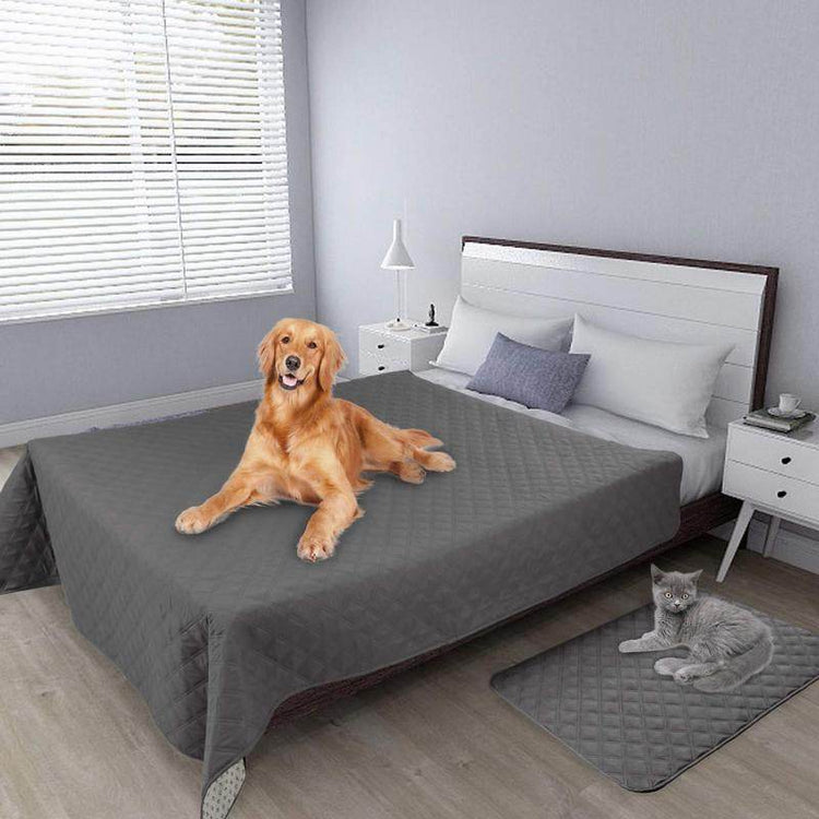 100% Waterproof Dog Bed Cover - Non-Slip Pet Furniture Protector | Machine Washable Couch & Sofa Cover with Anti-Slip Backing - The Max & Rex Collection