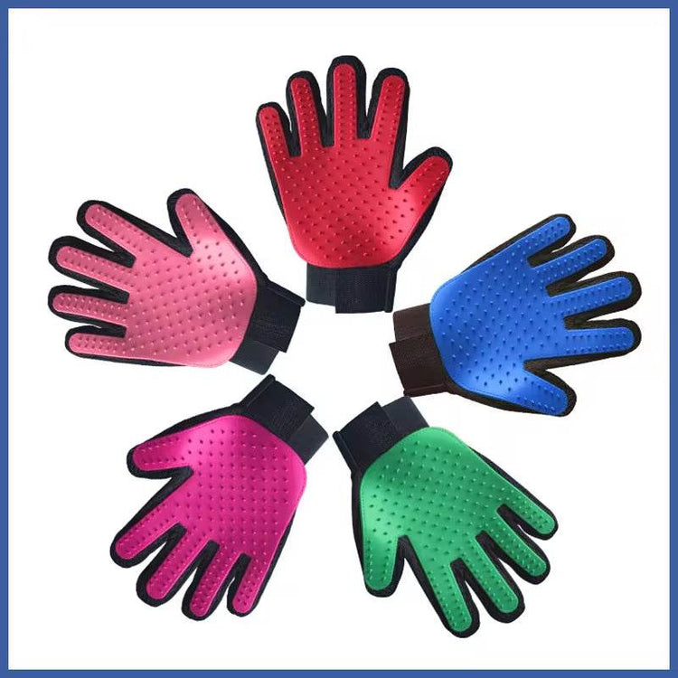 NONOR Rubber Pet Bath Brush Protection Silicone Cat Comb Glove Massage Grooming Dogs Cats Supplies - The Max & Rex Collection