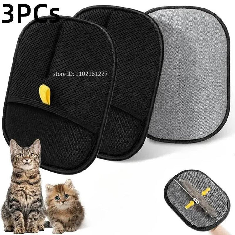 Dog & Cat Hair Removal Gloves – Reusable Grooming Set for Sofa, Carpet, and Furniture Cleaning - The Max & Rex Collection