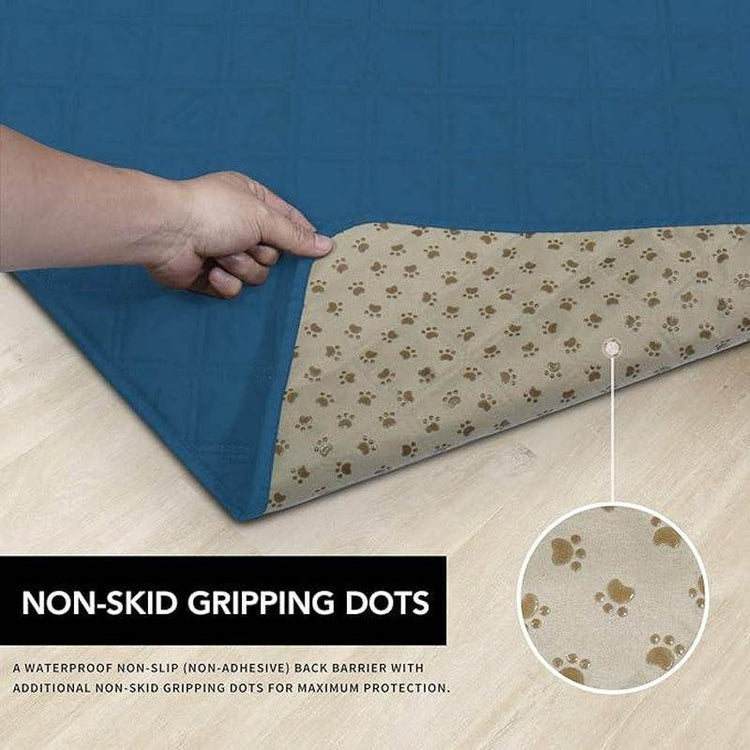 100% Waterproof Dog Bed Cover - Non-Slip Pet Furniture Protector | Machine Washable Couch & Sofa Cover with Anti-Slip Backing - The Max & Rex Collection