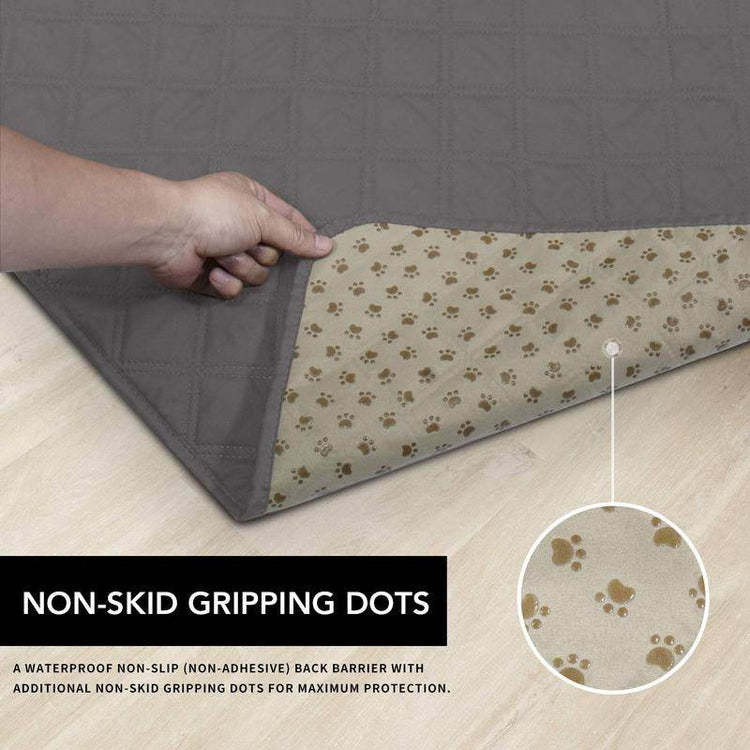 100% Waterproof Dog Bed Cover - Non-Slip Pet Furniture Protector | Machine Washable Couch & Sofa Cover with Anti-Slip Backing - The Max & Rex Collection
