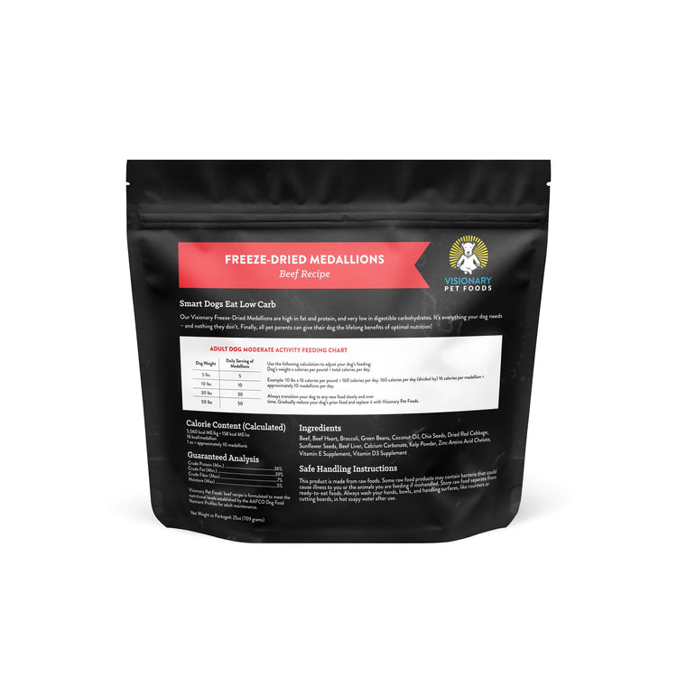 Freeze Dried Food | Beef Recipe | 25oz Bag - The Max & Rex Collection