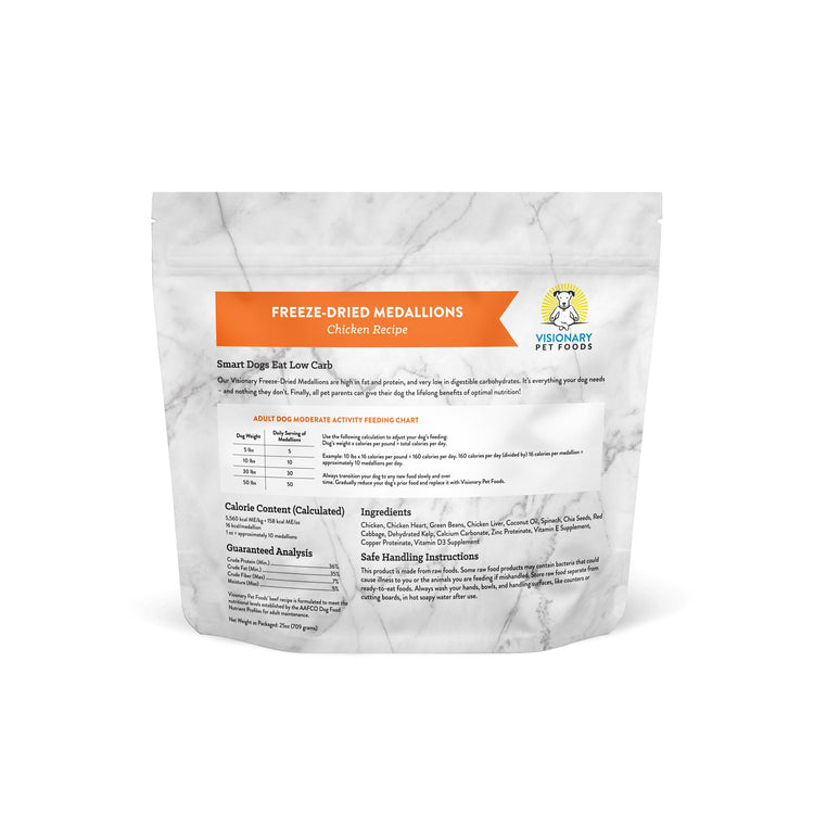 Freeze Dried Food| - Chicken Recipe | 25oz Bag - The Max & Rex Collection