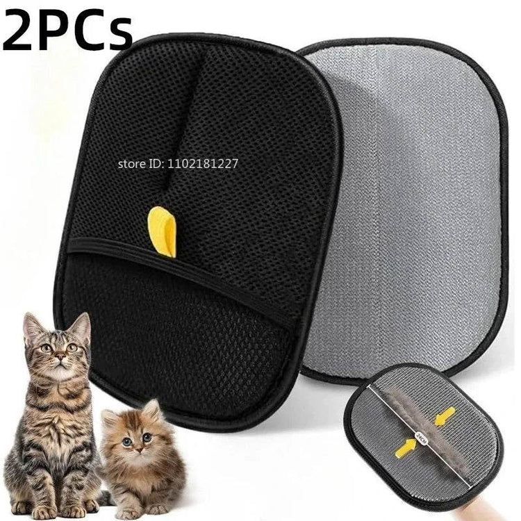 Dog & Cat Hair Removal Gloves – Reusable Grooming Set for Sofa, Carpet, and Furniture Cleaning - The Max & Rex Collection