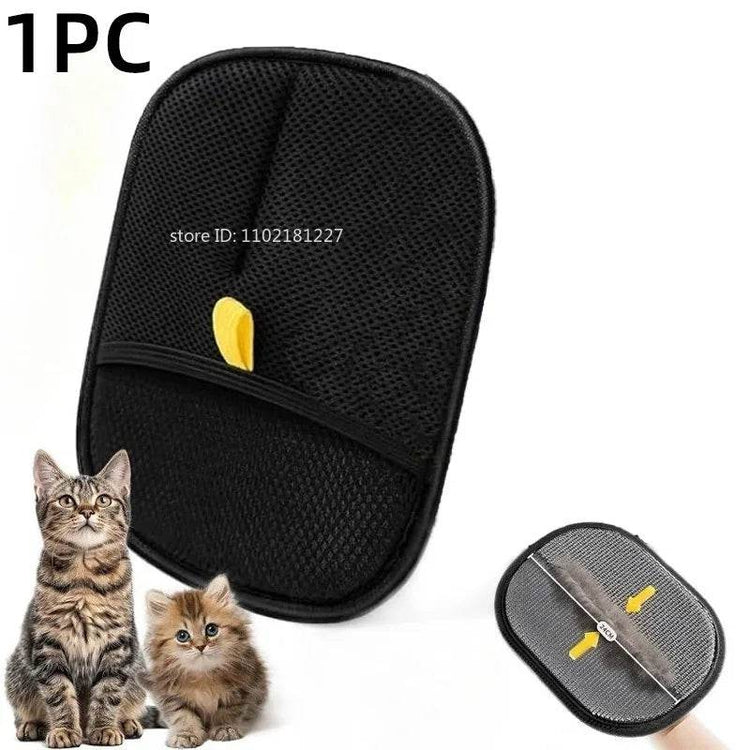 Dog & Cat Hair Removal Gloves – Reusable Grooming Set for Sofa, Carpet, and Furniture Cleaning - The Max & Rex Collection