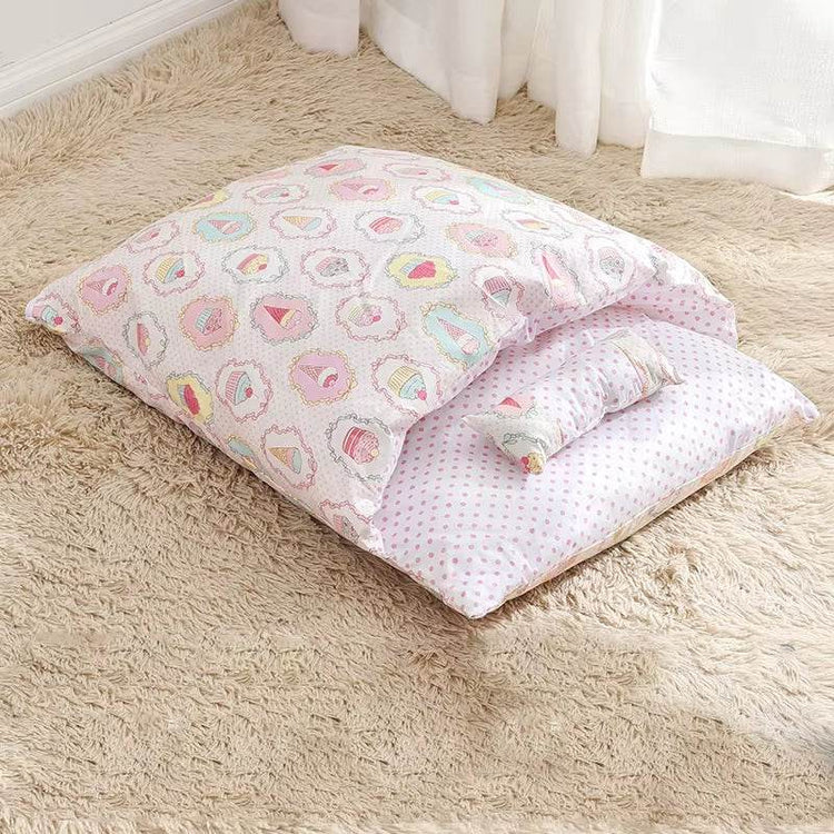 Removable Dog Cat Bed Cat Sleeping Bag Sofas Mat Winter Warm Cat House Small Pet Bed Puppy Kennel Nest Cushion Pet Sofa Products - The Max & Rex Collection