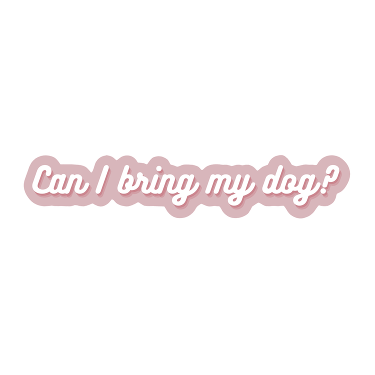 Can I Bring My Dog? Sticker - The Max & Rex Collection