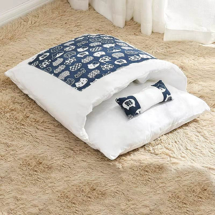 Removable Dog Cat Bed Cat Sleeping Bag Sofas Mat Winter Warm Cat House Small Pet Bed Puppy Kennel Nest Cushion Pet Sofa Products - The Max & Rex Collection