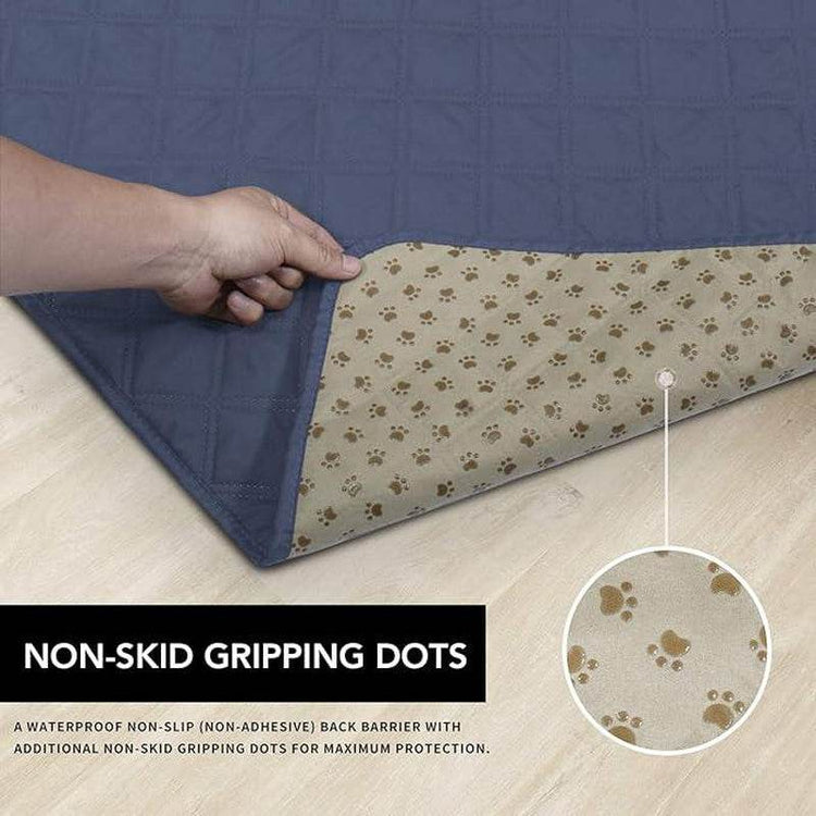 100% Waterproof Dog Bed Cover - Non-Slip Pet Furniture Protector | Machine Washable Couch & Sofa Cover with Anti-Slip Backing - The Max & Rex Collection