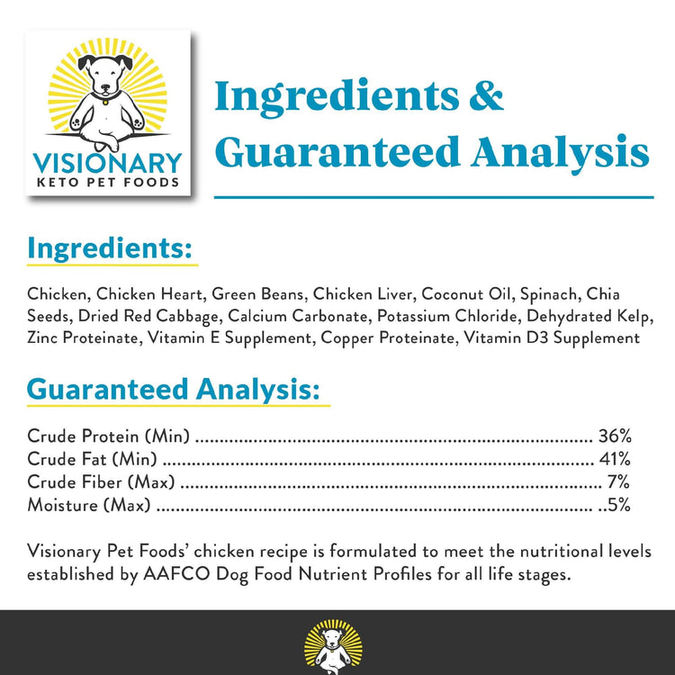 Freeze Dried Food| - Chicken Recipe | 25oz Bag - The Max & Rex Collection