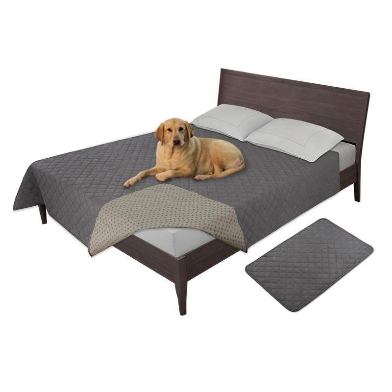 100% Waterproof Dog Bed Cover - Non-Slip Pet Furniture Protector | Machine Washable Couch & Sofa Cover with Anti-Slip Backing - The Max & Rex Collection