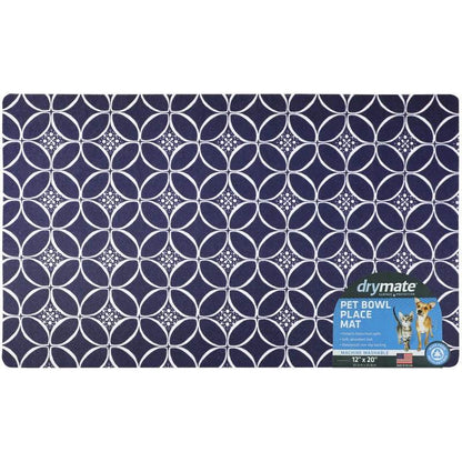 Premium Pet Bowl Placemat - Thin Absorbent Waterproof Feeding Mat for Dogs & Cats | Machine Washable Floor Protection - The Max & Rex Collection