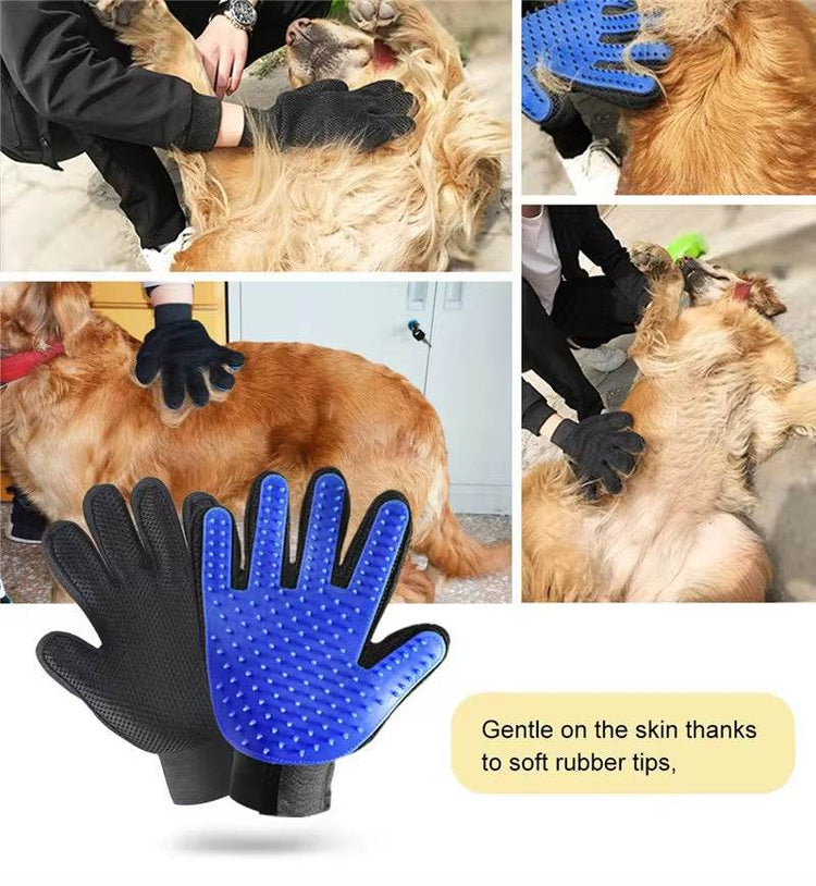 NONOR Rubber Pet Bath Brush Protection Silicone Cat Comb Glove Massage Grooming Dogs Cats Supplies - The Max & Rex Collection