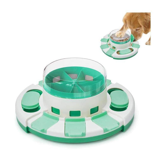 2-Level Dog Puzzle Toy & Slow Feeder - Interactive IQ Training Treat Dispenser | Mental Stimulation Toy for All Dog Breeds - The Max & Rex Collection