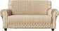 Ameritex Loveseat Cover Water-Resistant Quilted Furniture Protector with Back Nonslip Paws Slipcover for Dogs, Kids, Pets Loveseat Slipcover Stay in Place for Leather (54", Beige)