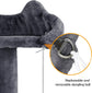 Topeakmart 57 Inches Multi-Level Cat Tree Cat Condo with Scratching Posts Kittens Activity Tower Pet Play House Furniture