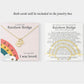 Rainbow Bridge Pet Memorial Necklace – Honor the Loss of a Beloved Cat or Dog - The Max & Rex Collection