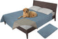 Easy-Going 100% Waterproof Dog Bed Cover Washable Couch Cover Non-Slip Sofa Cover Leakproof Blanket Furniture Protector Cover Reusable Incontinence Bed Underpads for Pets Kids Dog Cat(68X82 In,Gray)