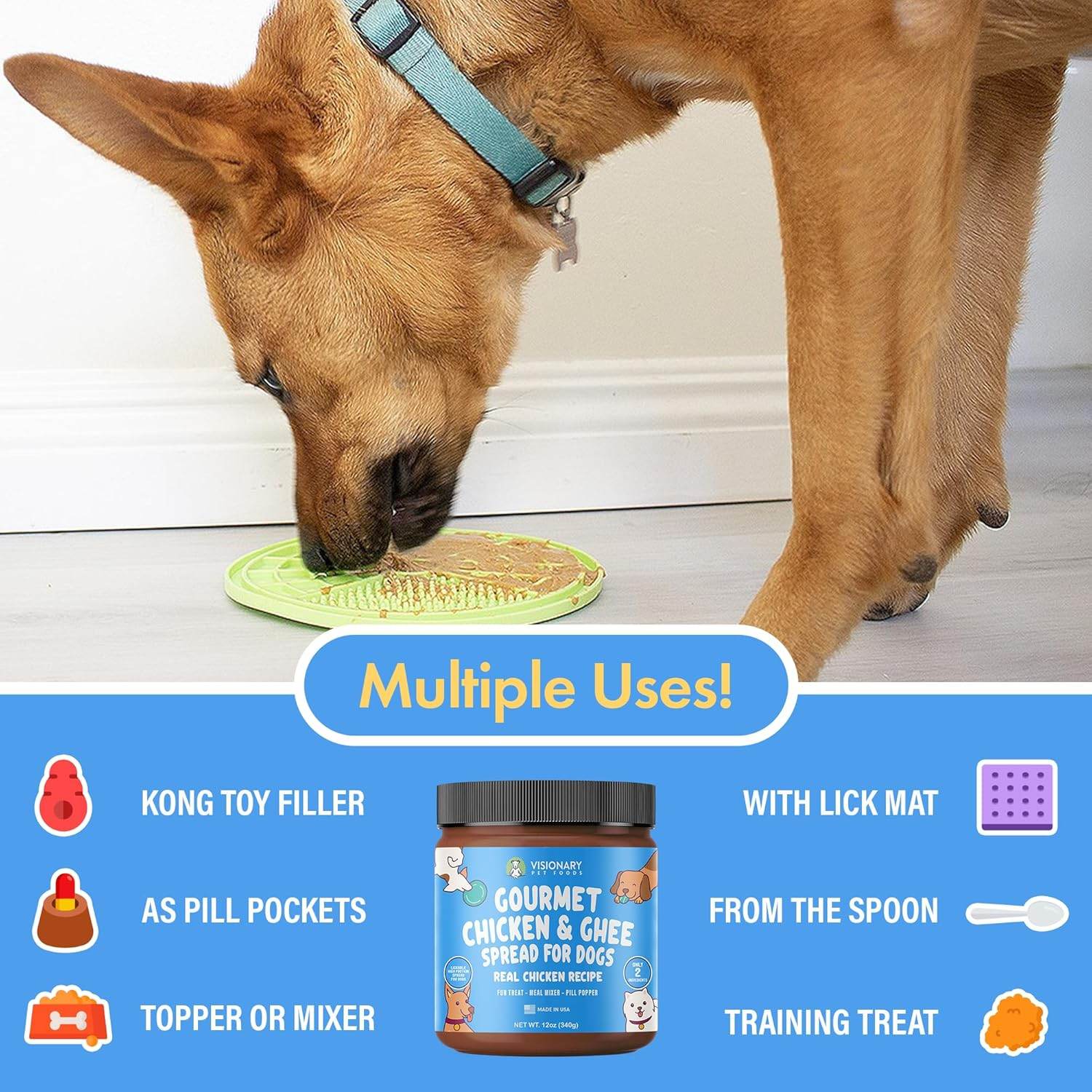 Chicken and Ghee Meat Spread | NEW 12oz Jar - The Max & Rex Collection
