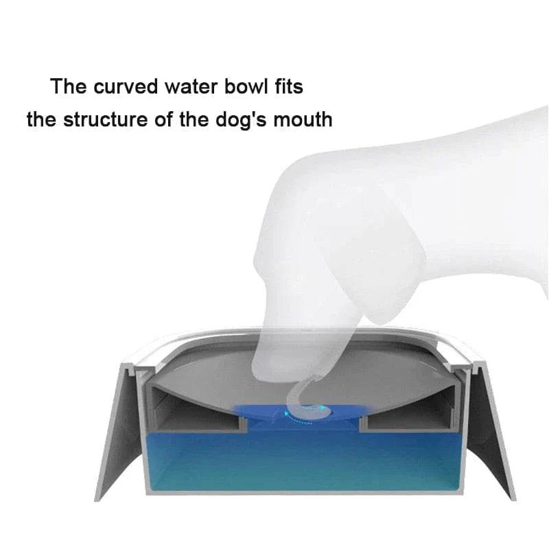 Dog Drinking Water Bowl with Floating Design - Non-Wetting, Non-Skid, Large Capacity - The Max & Rex Collection
