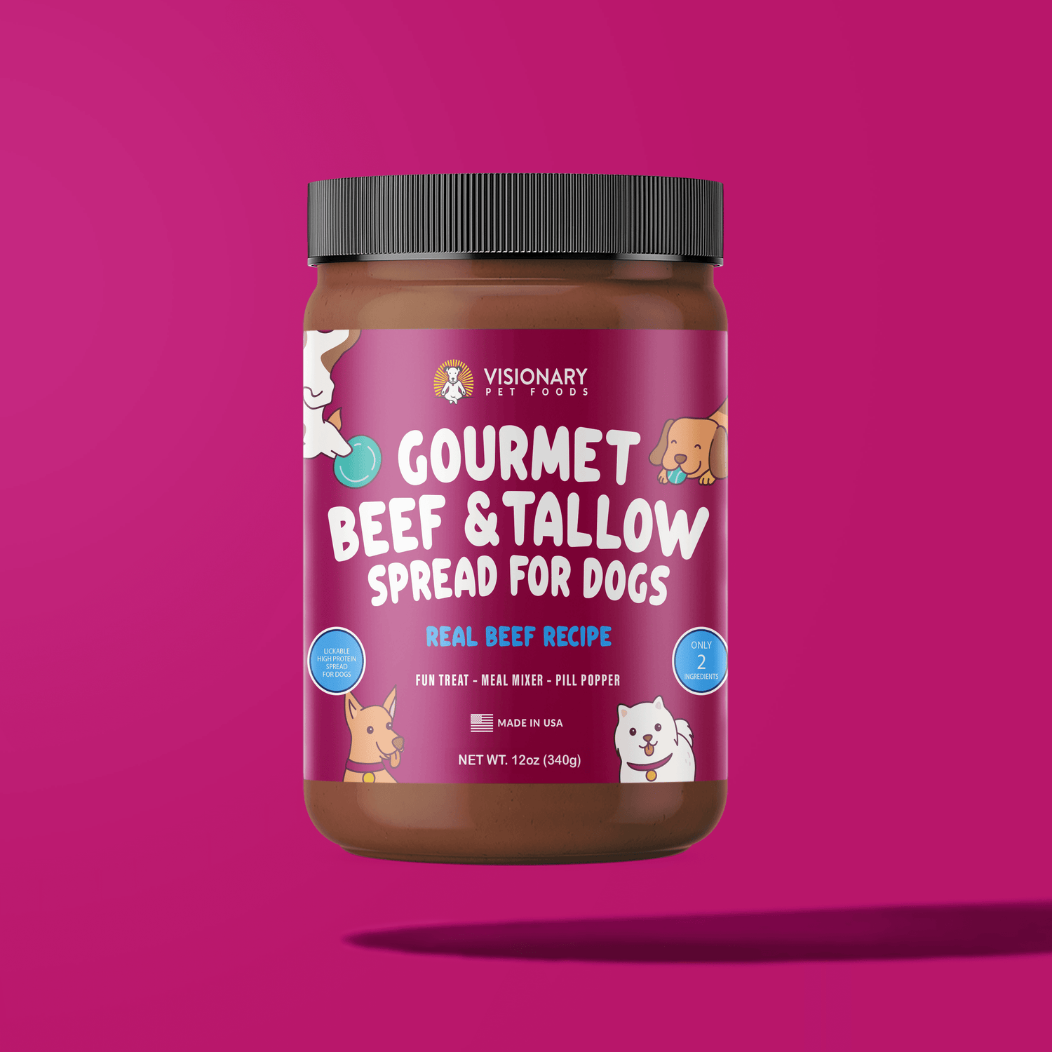 Beef and Beef Tallow Meat Spread | NEW 12oz Jar - The Max & Rex Collection