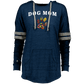 Dog Mom Hoodie – Women’s Vintage Pullover with Colorful Paw Print - The Max & Rex Collection