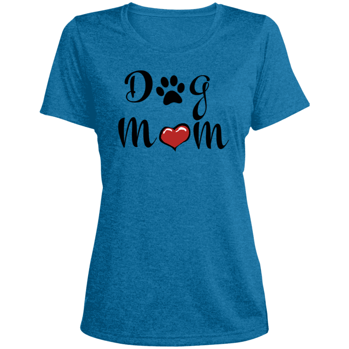 Dog Mom Ladies Dri-Fit T-Shirt – Moisture-Wicking Performance Tee - The Max & Rex Collection