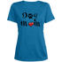 Dog Mom Ladies Dri-Fit T-Shirt – Moisture-Wicking Performance Tee - The Max & Rex Collection