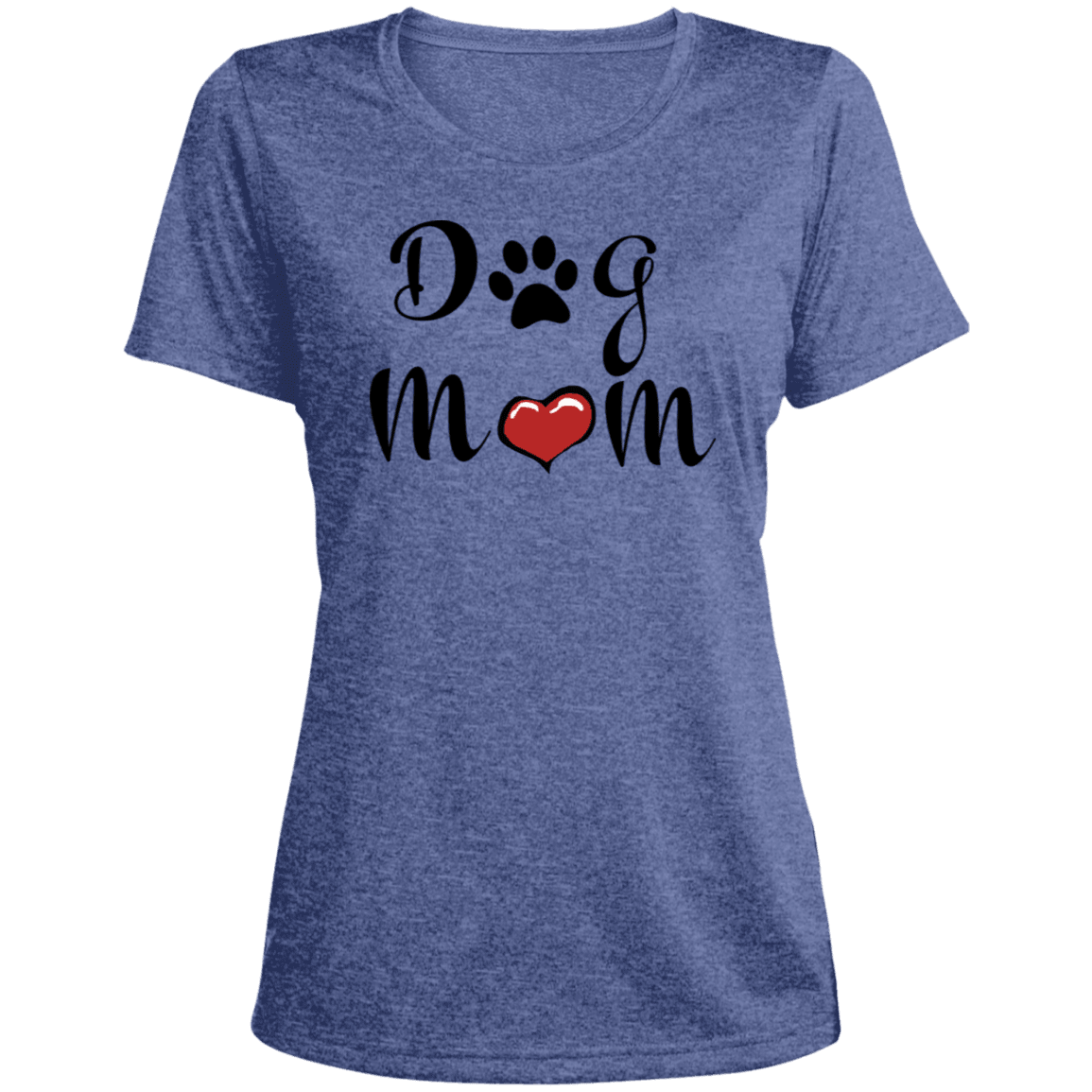 Dog Mom Ladies Dri-Fit T-Shirt – Moisture-Wicking Performance Tee - The Max & Rex Collection
