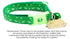 Glowing Cat Faces Breakaway Cat Collar - The Max & Rex Collection