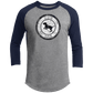 Dog Dad Baseball Tee – Men’s 3/4 Sleeve Vintage Pet Lover Shirt - The Max & Rex Collection