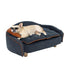 Premium Elevated Dog Couch with Support Bolster - Removable Mat & Orthopedic Foam | Modern Pet Sofa for Small-Medium Dogs & Cats - The Max & Rex Collection