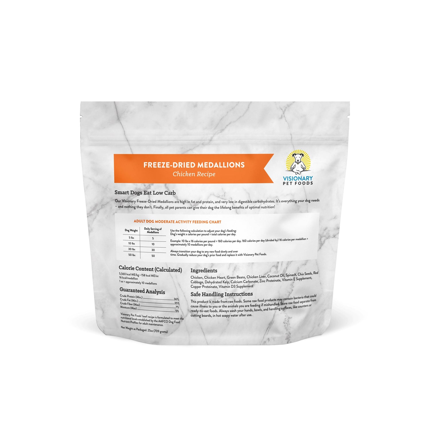 Freeze Dried Food| - Chicken Recipe | 25oz Bag - The Max & Rex Collection