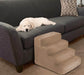4-Step Pet Foam Stairs for Small Dogs & Cats - Non-Slip Pet Steps with Washable Cover | Supports Up to 25 lbs - The Max & Rex Collection