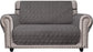 Ameritex Loveseat Cover Water-Resistant Quilted Furniture Protector with Back Nonslip Paws Slipcover for Dogs, Kids, Pets Loveseat Slipcover Stay in Place for Leather (54", Beige)