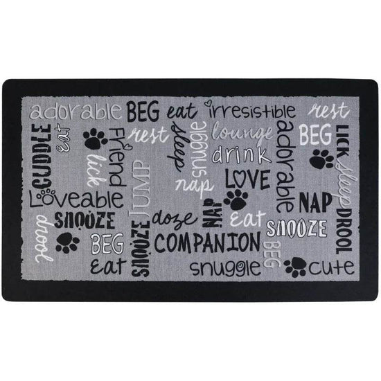 Premium Pet Bowl Placemat - Thin Absorbent Waterproof Feeding Mat for Dogs & Cats | Machine Washable Floor Protection - The Max & Rex Collection
