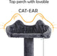 Topeakmart 57 Inches Multi-Level Cat Tree Cat Condo with Scratching Posts Kittens Activity Tower Pet Play House Furniture