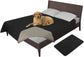 Easy-Going 100% Waterproof Dog Bed Cover Washable Couch Cover Non-Slip Sofa Cover Leakproof Blanket Furniture Protector Cover Reusable Incontinence Bed Underpads for Pets Kids Dog Cat(68X82 In,Gray)