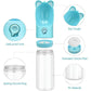 Portable Dog Water Bottle with Carbon Filter - 13.5oz Leak-Proof Pet Travel Water Dispenser | Lightweight Walking & Hiking Bottle - The Max & Rex Collection
