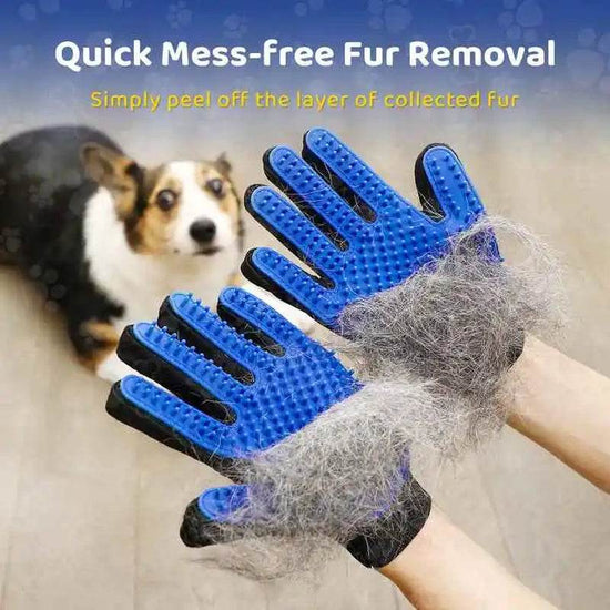 NONOR Rubber Pet Bath Brush Protection Silicone Cat Comb Glove Massage Grooming Dogs Cats Supplies - The Max & Rex Collection