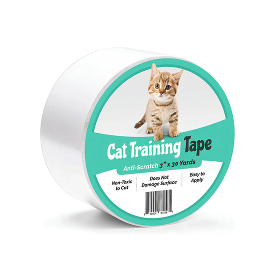 Anti-Scratch Cat Training Tape - Scratch Prevention for Furniture (3" X 30 Yds)