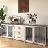 Furniture Style Wooden Dog Crate with 3 Drawers