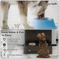 Pet Feeder Station with Stainless Steel Bowls & Storage Cabinet - Elevated Dog Food Station with Pull-Out Drawer | All-in-One Pet Organization - The Max & Rex Collection