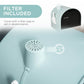 Covered Cat Litter Box with Odor Filter - Complete Privacy Kit with Tray, Scoop & Mat | Green Hooded Litter House - The Max & Rex Collection